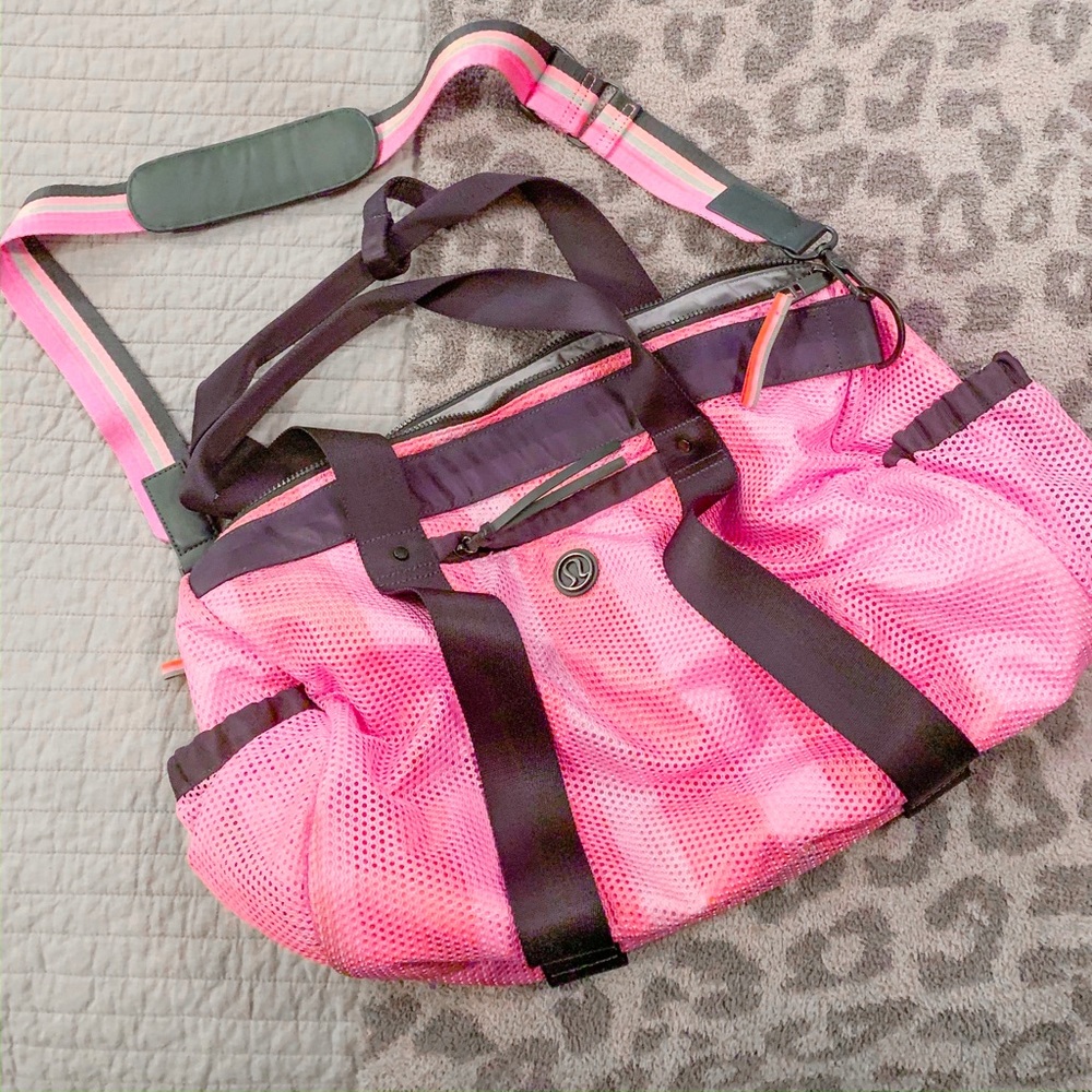 Lululemon Pink Gym Duffel
